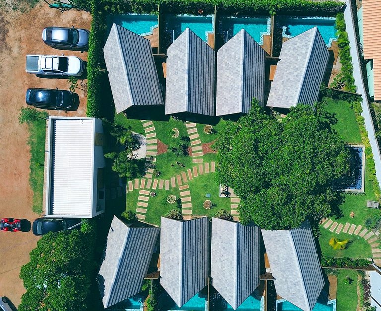 Chalé exclusivo com piscina em São Miguel do Gos
