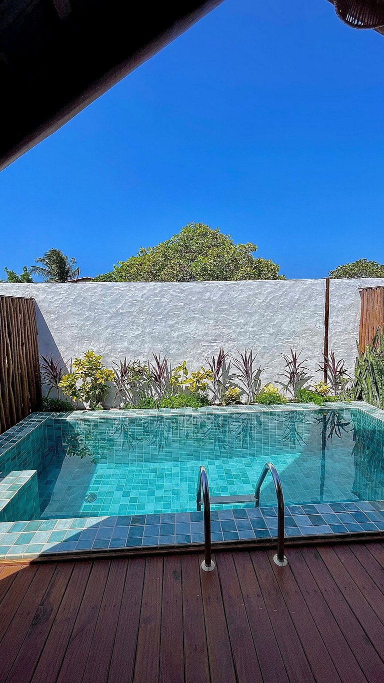Chalé exclusivo com piscina em São Miguel do Gos