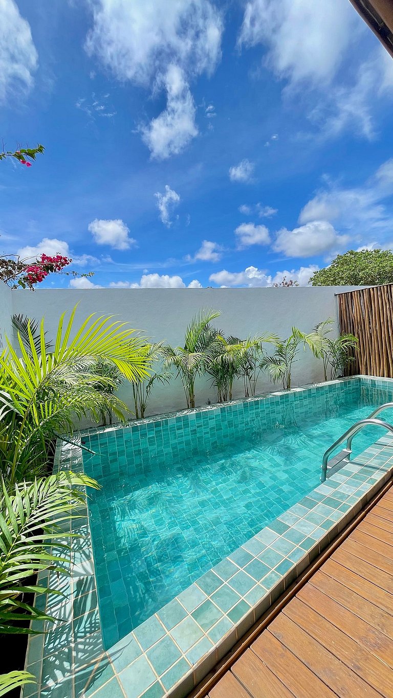 Lindo chalé de charme com piscina