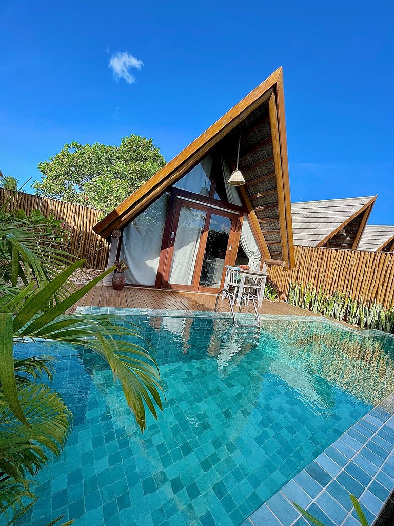 beautiful charming chalet with private pool