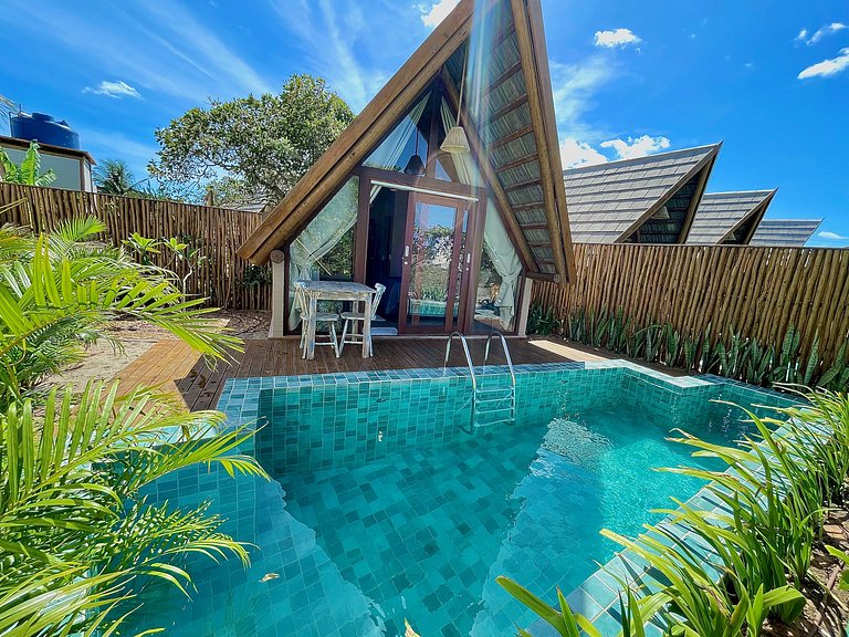 beautiful charming chalet with private pool
